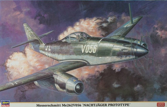 Hasegawa 08237 Messerschmitt Me 262 V056 Nachtjager Prototype 1/32