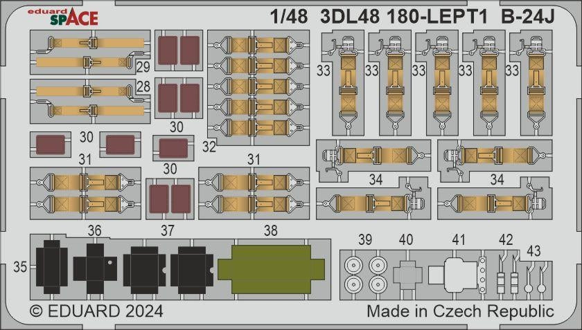 Eduard 3DL48180 B-24J SPACE HOBBY BOSS 1/48 – Bild 3