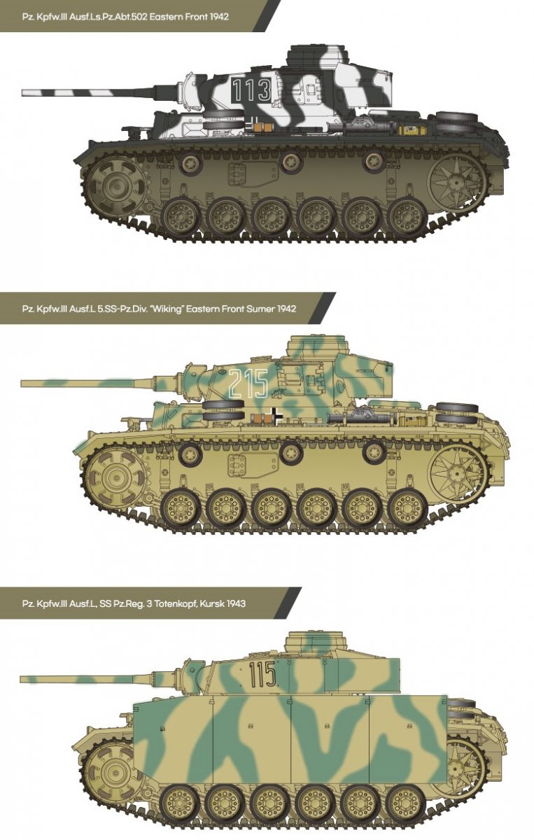 Academy 13545 German Panzer III Ausf L “Battle of Kursk” 1/35 – image 3