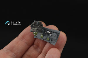 Quinta Studio QD48587 P-40E Warhawk 3D-Printed &amp;amp; colored Interior on decal paper (Eduard) 1/48 – image 7