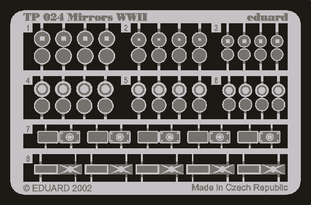 Eduard TP024 Mirrors WWII 1/35