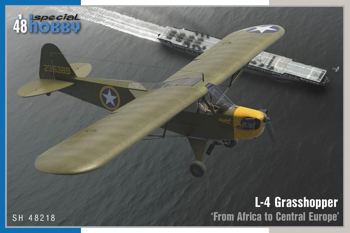 Special Hobby 48218 L-4 Grasshopper &amp;#39;From Africa to Central Europe&amp;#39; 1/48