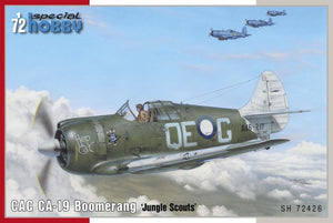 Special Hobby 72426 CAC CA-19 Boomerang &amp;#39;Jungle Scouts&amp;#39; 1/72