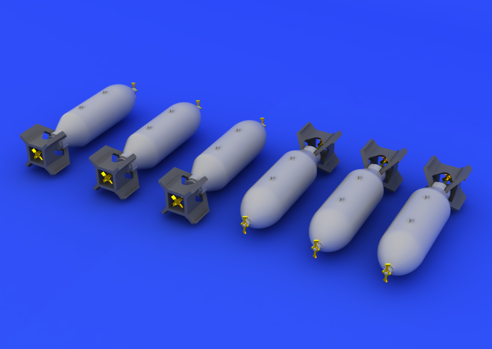 Eduard 672039 US 500lb bombs 1/72 – image 2