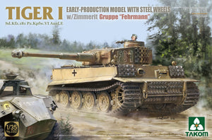 Takom 2202 Tiger I Sd.Kfz.181 Pz.Kpfw.VI Ausf.E - Early-Production Model With Steel Wheels And Zimmerit, Gruppe &amp;#39;Fehrmann&amp;#39; 1/35