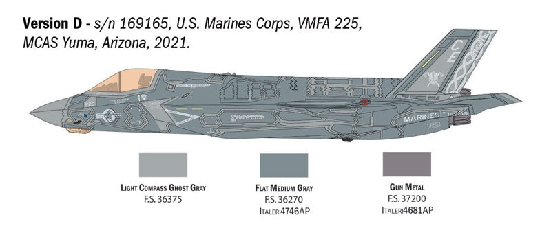 Italeri 92810 F-35 B Lightning II 1/48 – imagen 6