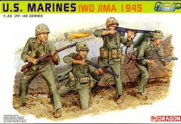 Dragon 6408 US Marines Iwo Jima 1945 (1/35)