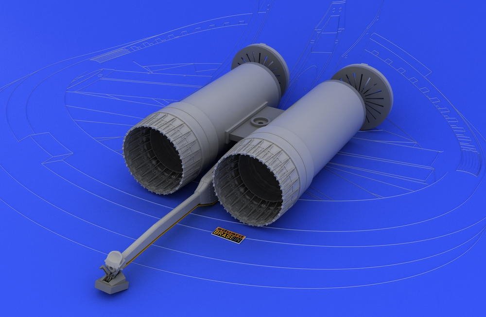 Eduard 632008 F-4 exhaust nozzles USAF early 1/32 (Tamiya) – image 3