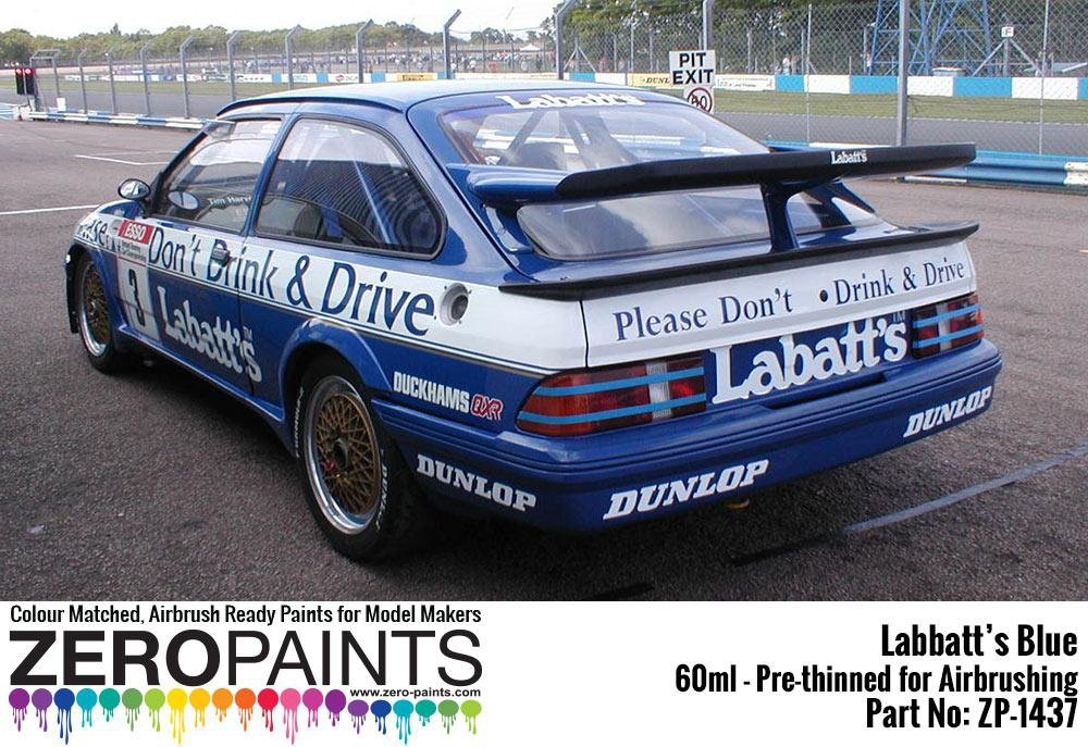 Zero Paints ZP-1437 - Labatt&amp;#39;s Blue Paint (BMW M3, Ford Sierra RS500 Cosworth) 60ml – Bild 3