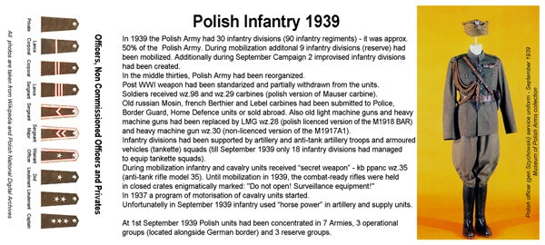 Toro 35F70 Wrzesień 1939 - Oficer piechoty Figurka wraz z kalkomanią 1/35