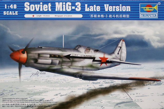 Trumpeter 02831 Soviet MiG-3 Late Version 1/48