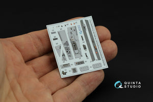 Quinta Studio QD32176 MiG-29A NATO service 3D-Printed &amp;amp; colored Interior on decal paper (Trumpeter) 1/32 – image 4