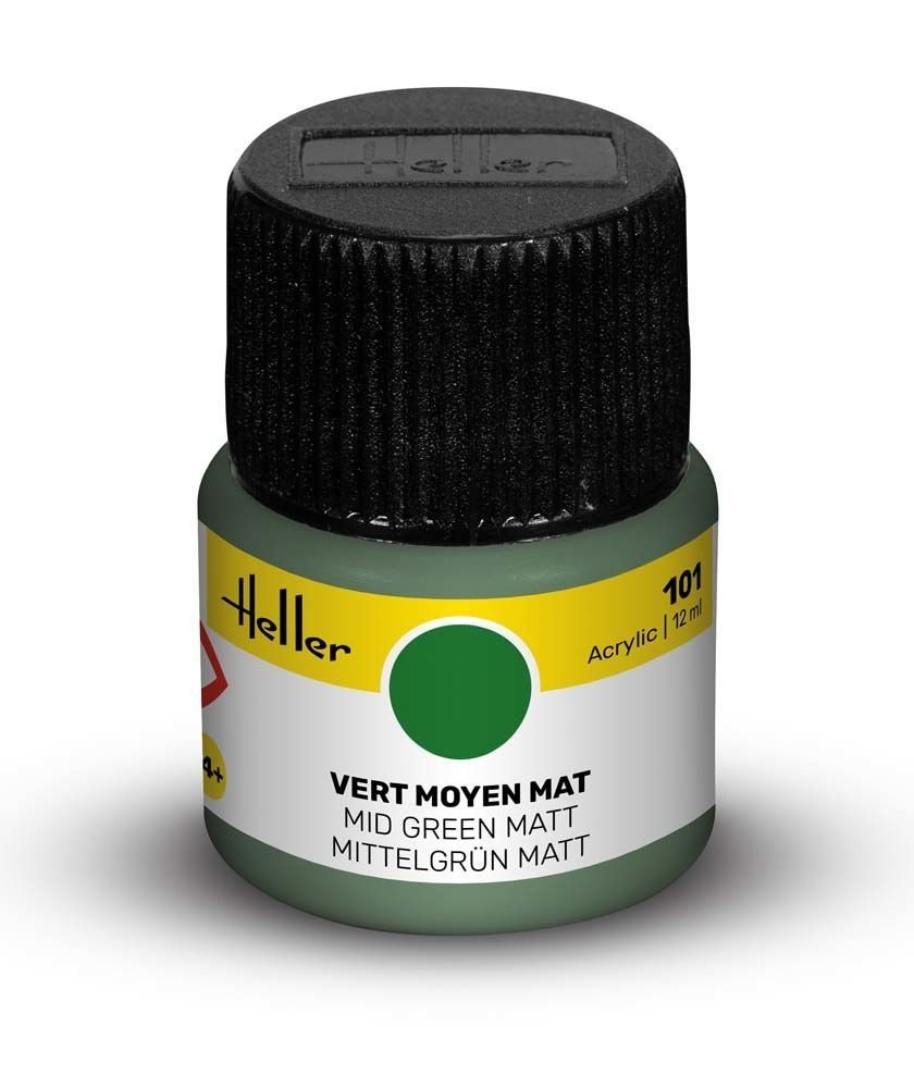Heller 9101 101 Mid Green - Matt 12ml