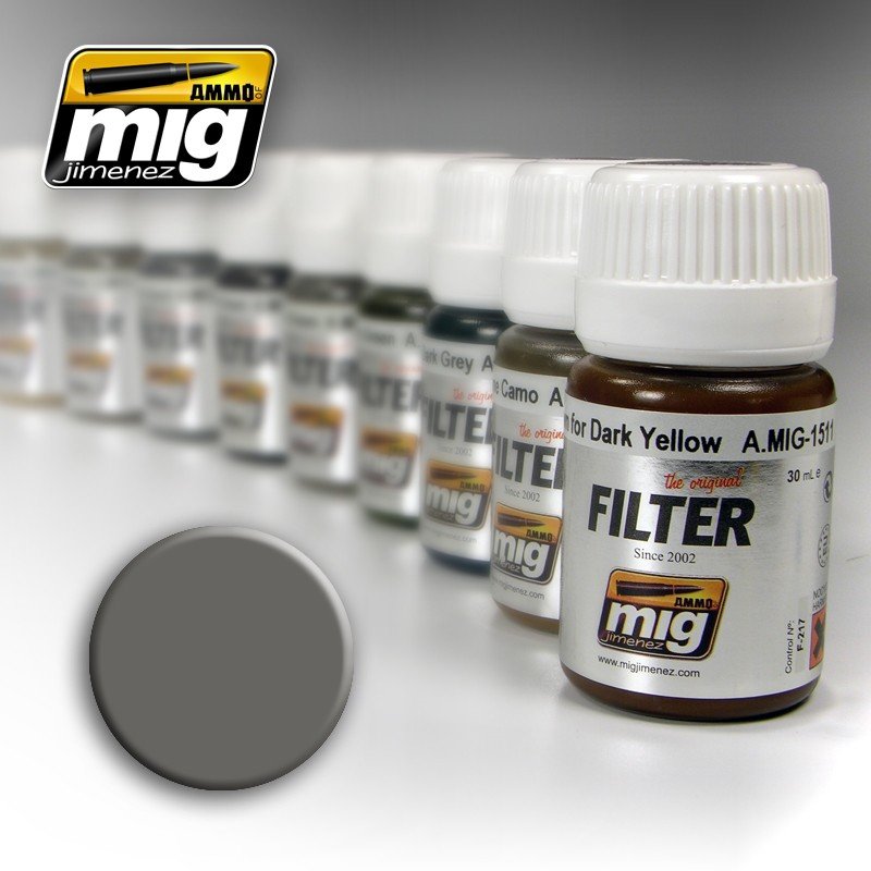 AMMO of Mig Jimenez 1501 GRAY FOR WHITE 35ml
