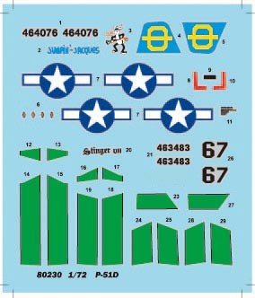 Hobby Boss 80230 P-51D Mustang 1/72 – Bild 2