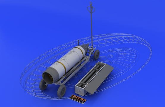 Eduard 648046 Rocket launcher B-8M1 and loading cart 1/48 – image 5