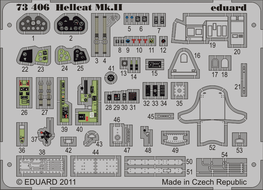 Eduard 73406 Hellcat Mk. II SA 1/72 EDUARD
