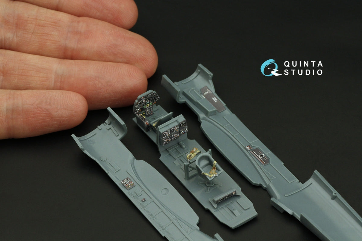 Quinta Studio QD72179 Bf 110C/D/E 3D-Printed &amp;amp; colored Interior on decal paper (Eduard) 1/72 – image 9