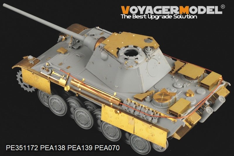 Voyager Model PE351172 WWII German Panther F Basic（For DRAGON 6403 6382 9008） 1/35 – image 2