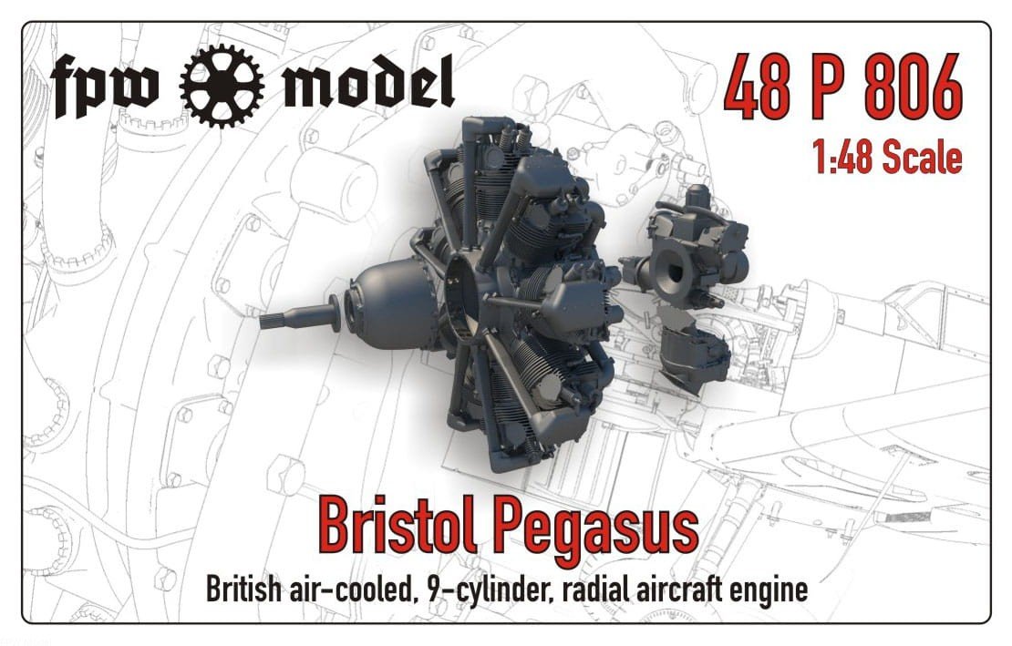 FPW Model 48P806 Bristol Pegasus 1/48