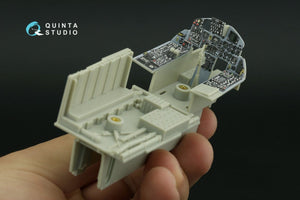 Quinta Studio QD32155 F-15C Early/F-15A/F-15J early 3D-Printed &amp;amp; colored Interior on decal paper (Tamiya) 1/32 – immagine 11