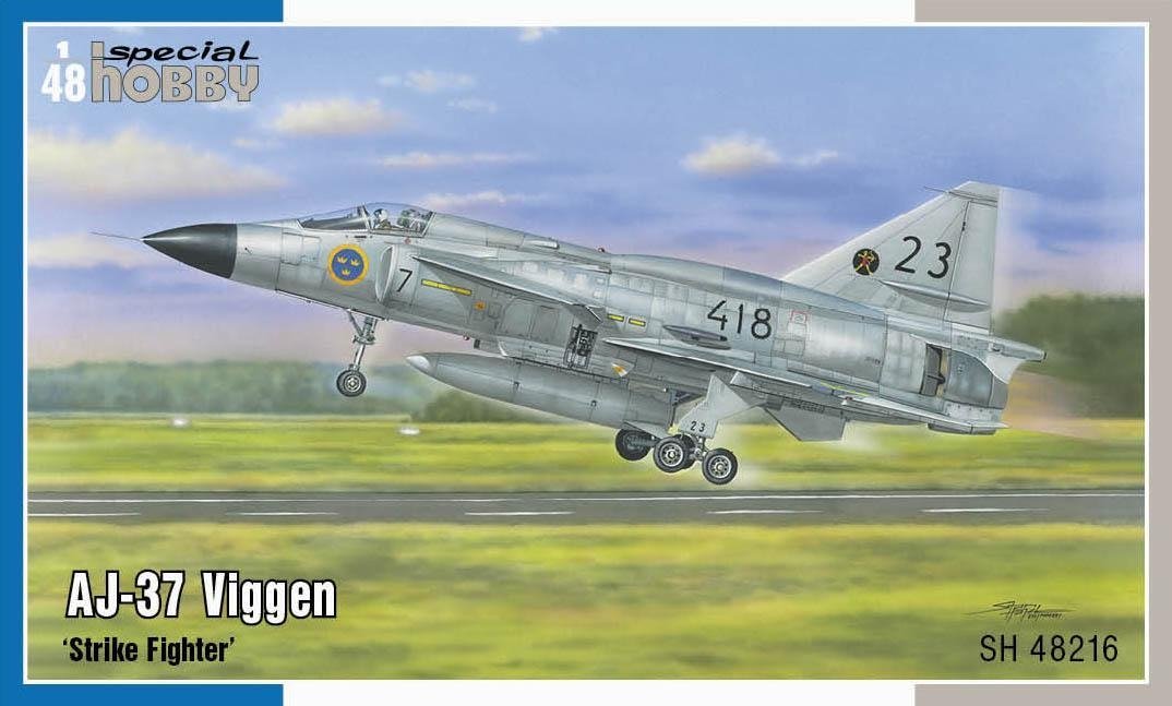 Special Hobby 48216 AJ-37 Viggen &amp;#39;Strike Fighter&amp;#39; 1/48