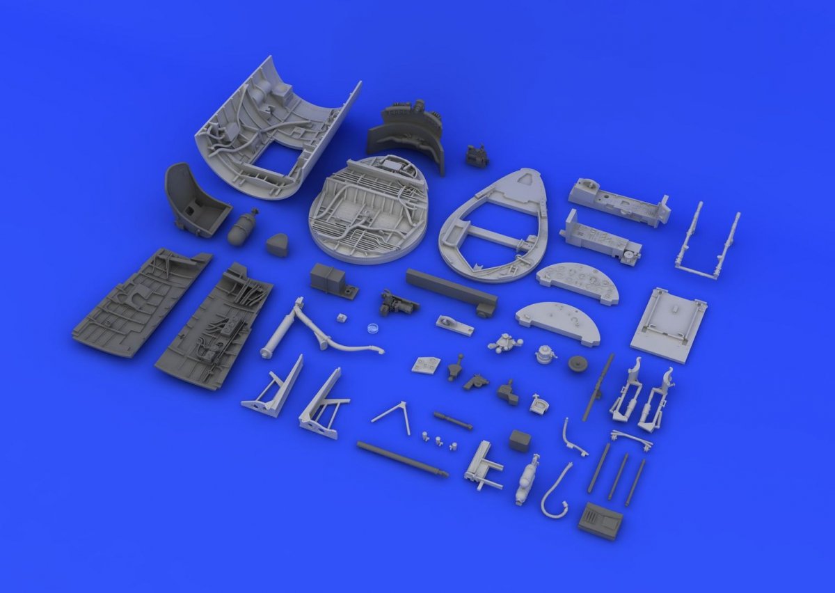 Eduard 632054 Lewis Mk. III WW1 gun 1/32 Hasegawa – immagine 6