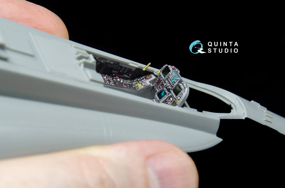 Quinta Studio QD48040 F/A-18С (late) 3D-Printed &amp;amp; coloured Interior on decal paper (for Kinetic) 1/48 – zdjęcie 2