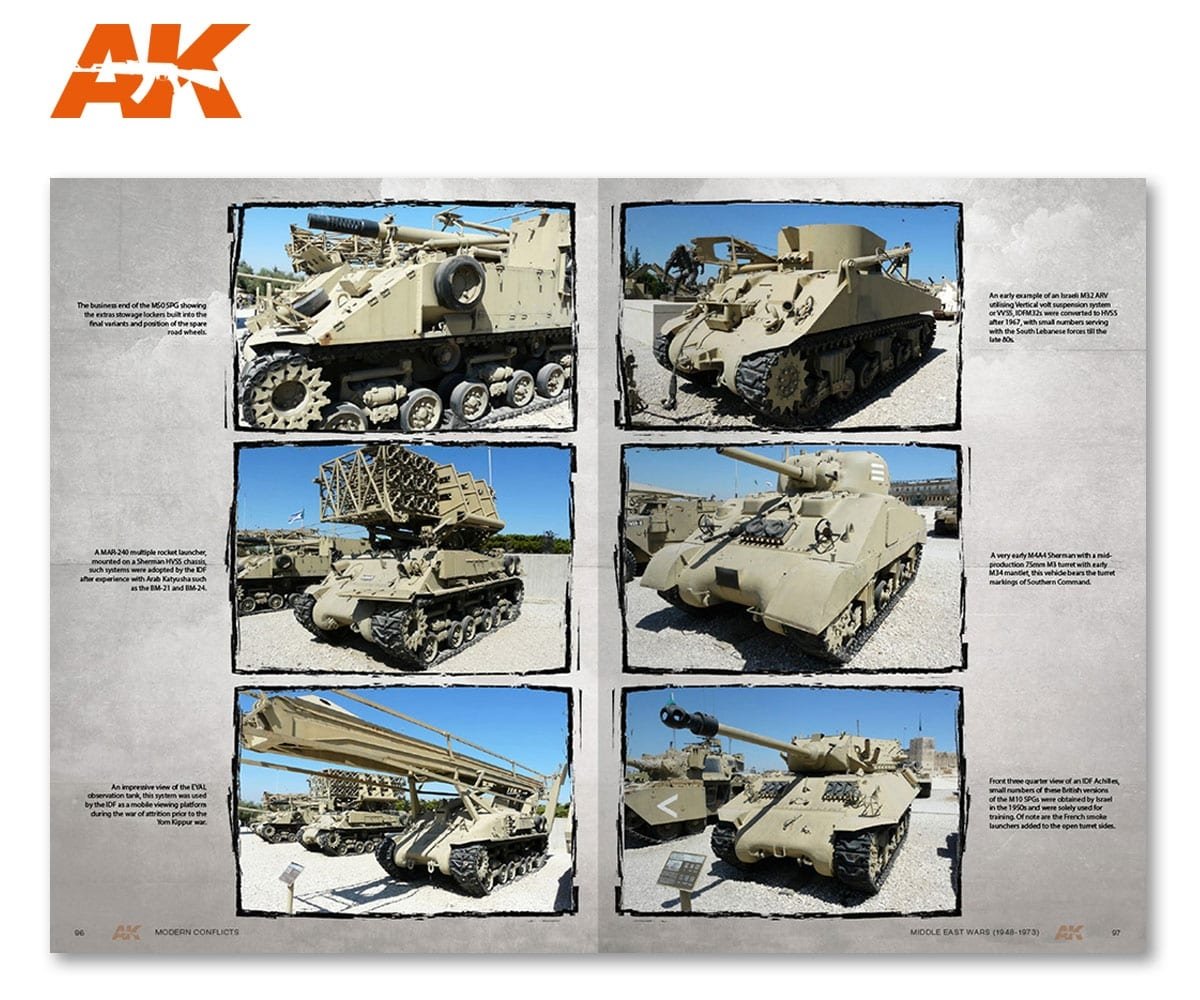 AK Interactive AK284 MIDDLE EAST WARS 1948-1973 VOL.1 PROFILE GUIDE (English) – image 4