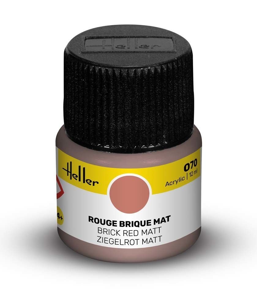 Heller 9070 070 Brick Red - Matt 12ml