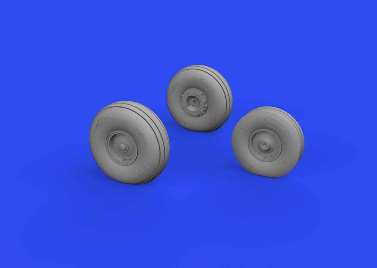 Eduard 648735 OV-10 wheels ICM 1/48 – image 2