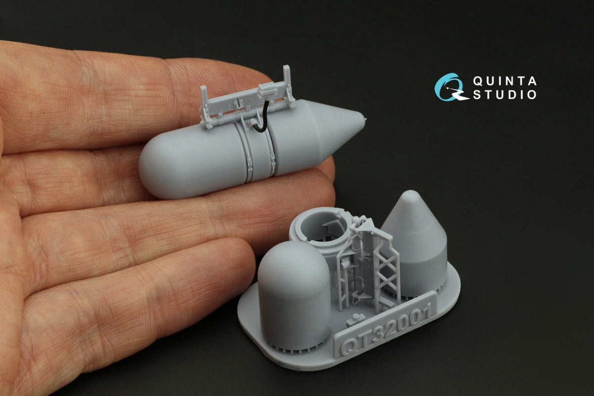 Quinta Studio QT32001 AN/APS-4 Radar Pod (All kits) 1/32 – image 7