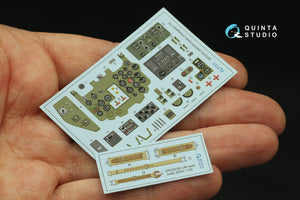 Quinta Studio QD32238 Mitsubishi J2M3/5/6 Raiden 3D-Printed colored Interior on decal paper (Hasegawa) 1/32 – immagine 4
