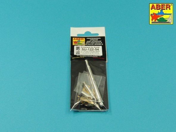 Aber 35L-298 Armament for SU-122 tank gun - 54,1x122mm D-49, 1x14,5 mm KPVT 1/35 – obrázek 2