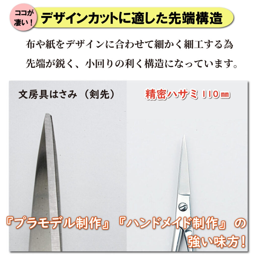 Mineshima TM-30 Precision scissors 110mm (straight) – immagine 3