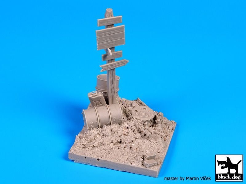 Black Dog D35042 Road signs base 1/35 – imagen 6