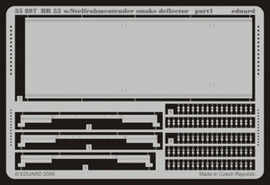 Eduard 35897 BR 52 w/ Steifrahmentender smoke deflector 1/35 Trumpeter – image 2