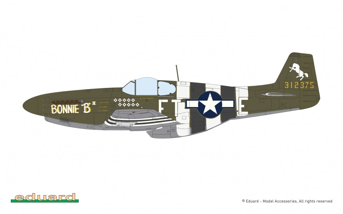 Eduard 82108 P-51B/ C Mustang w/ dorsal fin 1/48 – immagine 7