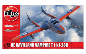Airfix 02058A deHavilland Vampire T.11 / J-28C 1/72 – immagine 2