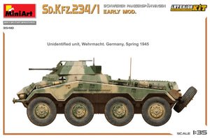 MiniArt 35410 Sd.Kfz.234/1 Schwerer Panzerspahwagen. EARLY MOD. INTERIOR KIT 1/35 – image 18
