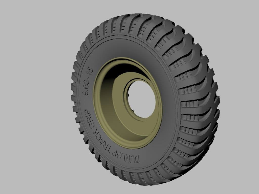 Panzer Art RE35-412 Humber Mk I road wheels (Dunlop pattern) 1/35 – Bild 2