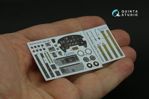 Quinta Studio QD32159 Yak-9 T/K 3D-Printed &amp;amp; colored Interior on decal paper (ICM) 1/32 – obrázek 6