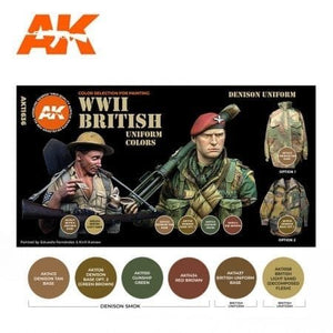 AK Interactive AK11636 WWII BRITISH UNIFORM COLORS – zdjęcie 2