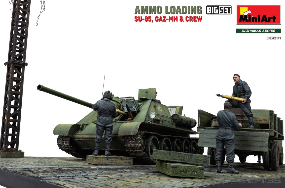 Miniart 36071 AMMO LOADING. SU-85, GAZ-MM and CREW. BIG SET 1/35 – image 5