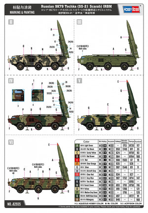 Hobby Boss 82935 Russian 9K79 Tochka SS-21 Scarab IRBM 1/72 – Bild 6