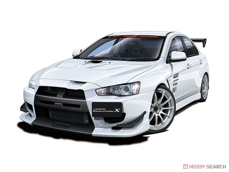 Aoshima 05897 Mitsubishi Lancer Evo &amp;#39;07 1/24 – zdjęcie 6