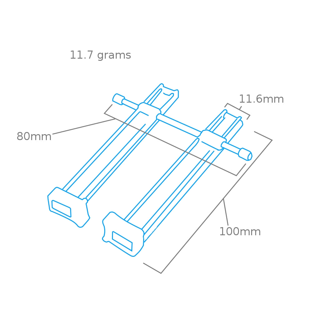 Modelcraft PCL8710-2 Small Multi Clamps (40mm) x 2 – Bild 2