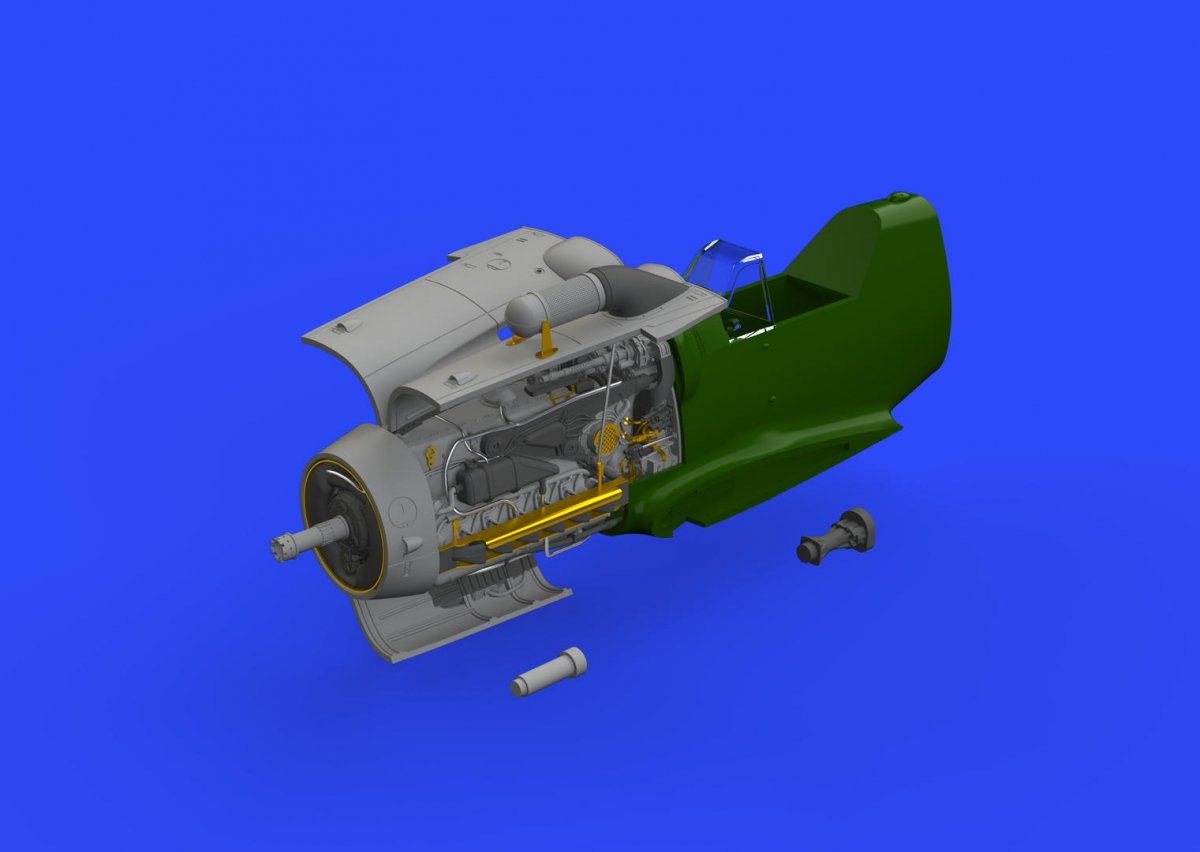 Eduard 648406 Bf 109G-6 engine TAMIYA 1/48 – image 2