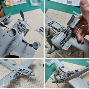 Border Model BF-003 Focke-Wulf Fw 190A-6 w/Wgr. 21 &amp;amp; Full engine and weapons interior 1/35 – Bild 2