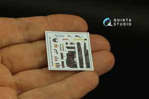 Quinta Studio QD48300 Me 262 HGIII 3D-Printed colored Interior on decal paper (Amusing Hobby) 1/48 – obrázek 5